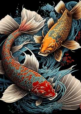 Koi fish japanese