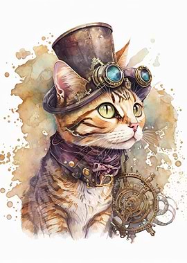 Steampunk Cat