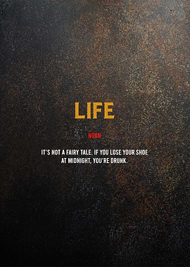 life text art