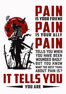 Samurai Pain Is Friend