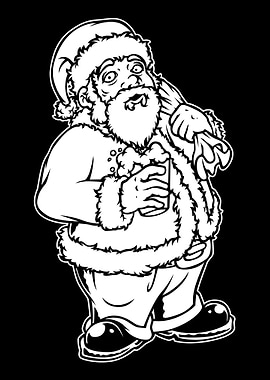 Xmas Black and White