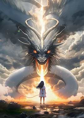 Little Girl and dragon