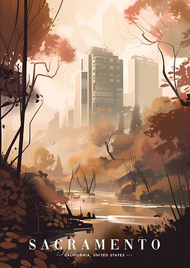 Sacramento Urban skyline