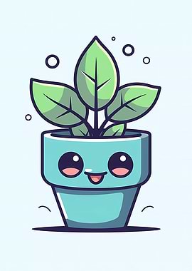Cute Minimalist Pot Plant