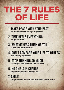 7 rules of life