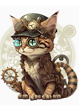 Steampunk Cat
