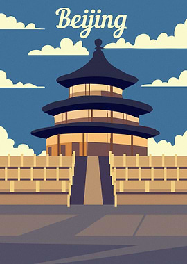 Beijing city skyline