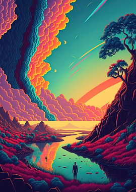 psychedelic nature
