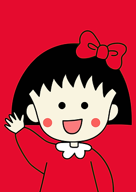 smile chibi maruko chan
