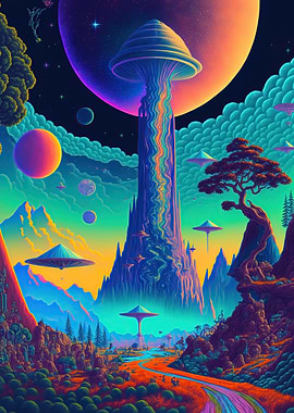 psychedelic nature