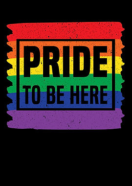 Pride To Be Here Rainbow