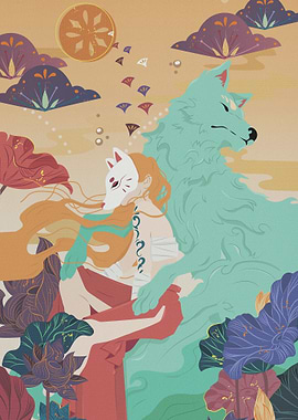 Japanese fantasy Kitsune