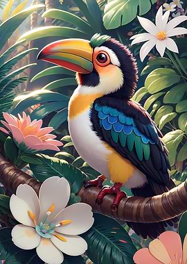 Cute Toucan Baby Nursery