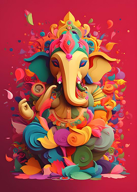 Ganesha god of art