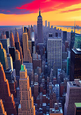 New York City Skyline USA