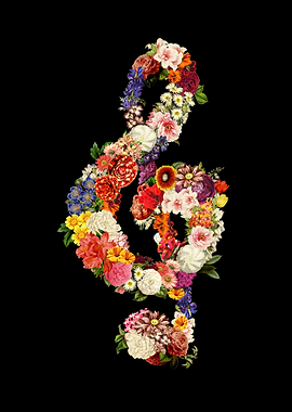 Flower Music Heart