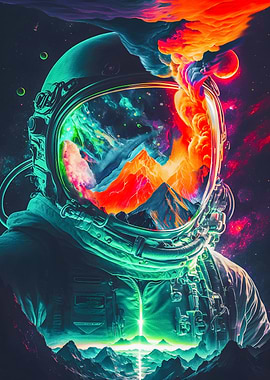 Astronaut in space