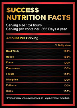success nutrition facts