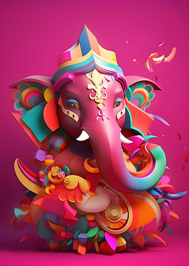 Ganesha god of art