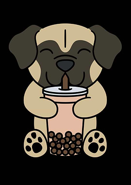 Bullmastiff Bubble Tea
