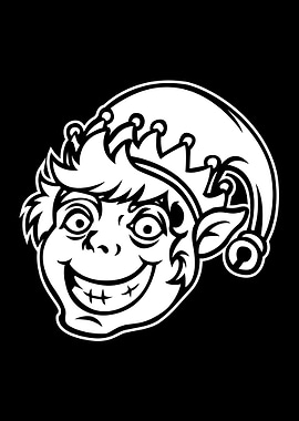 Xmas Black and White 02