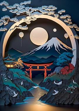 Japanese kirigami 14