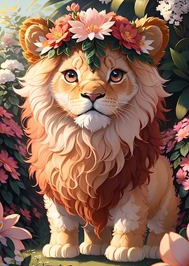 Cute Lion Baby Nursery