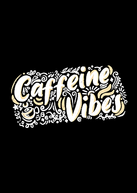 Caffeine Vibes in Black