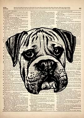 DOG ILLUSTRATION ART