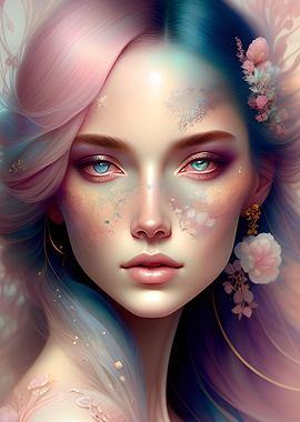 Pretty Eyes Lady White