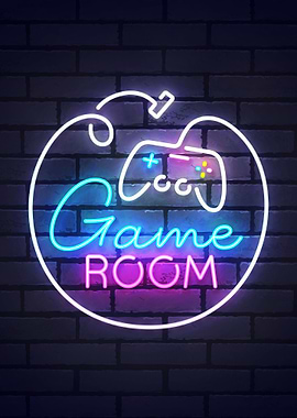Game Room Neon Gaming