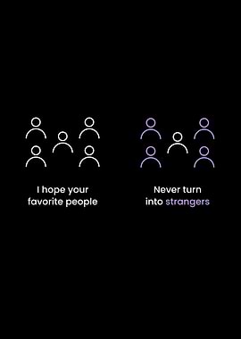they will not be strangers