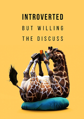 Yellow Introverted Giraffe