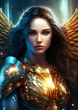 Angel in Golden Armor