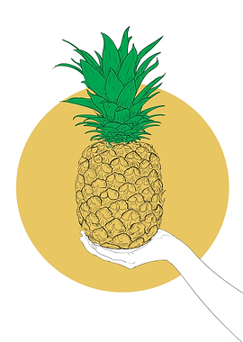 Hold My Pineapple Poster