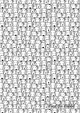 Find the rabbit in dogs