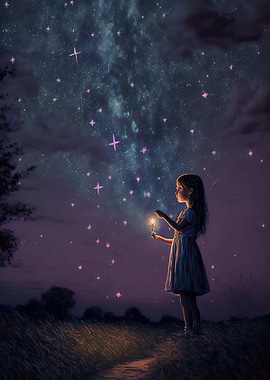 Girl Stars Beautiful