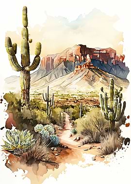 Desert Watercolor