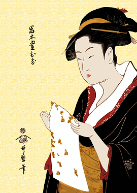 Woman is Reading a letter