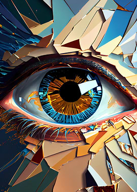 Abstract Human Eye