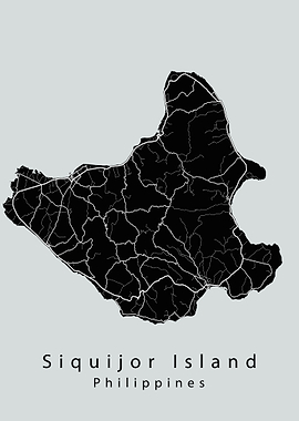 Siquijor Island Map