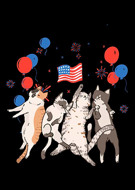 Patriotic Cat Lover