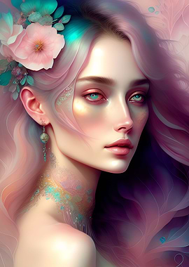 Beautiful Lady White