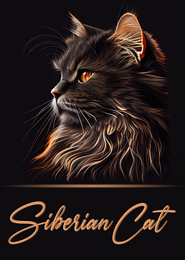 Elegant Siberian Cat