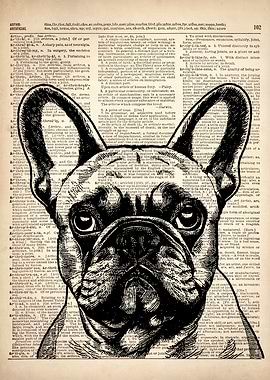 FRENCH BULLDOG ART