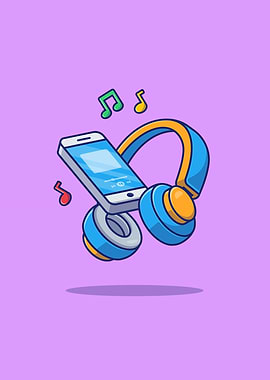 Head Phone With Hand Phone