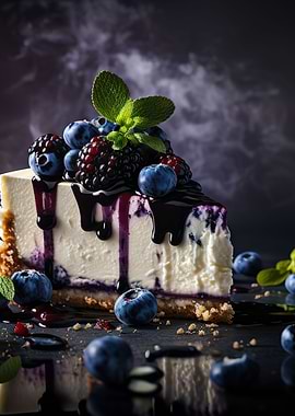 blueberry cake