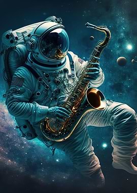 Astronaut saxophone