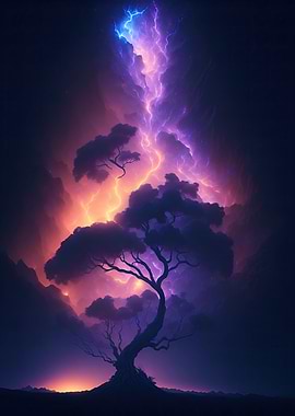 Cosmic Tree Lightning