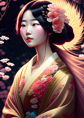 Classy Floral Maiden